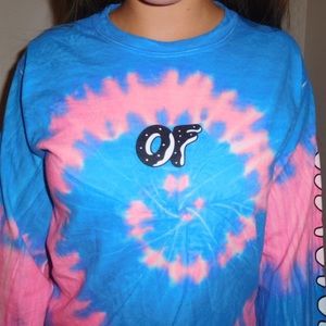tie dye ODD FUTURE long sleeve shirt
